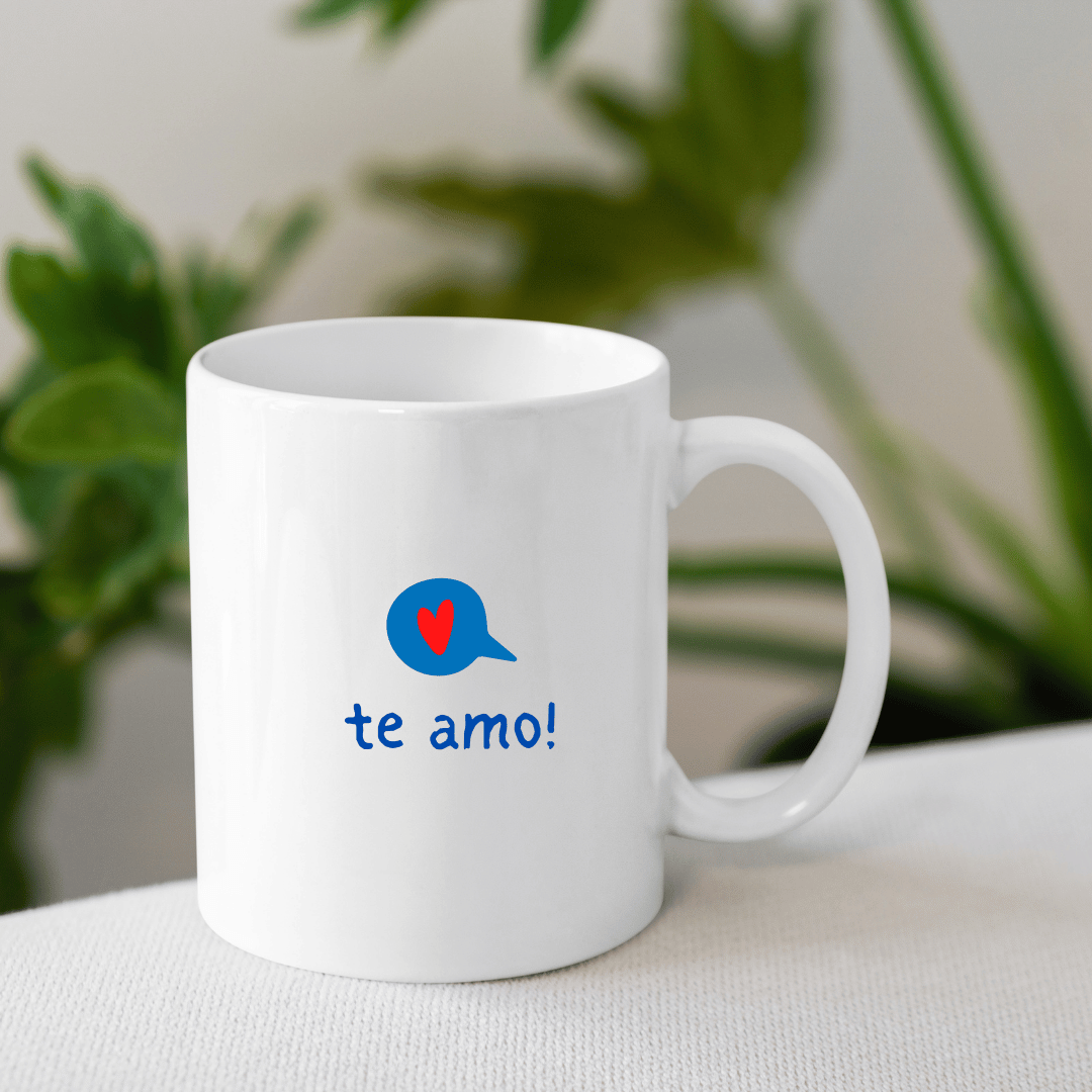 Caneca Dia dos Namorados Azul - Imagem 3